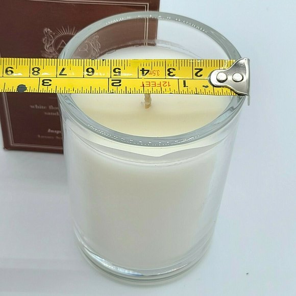 Aquiesse Luxury Scented Soy Candle SANDALWOOD VANILLE 6.5 oz New in Box - Picture 4 of 6